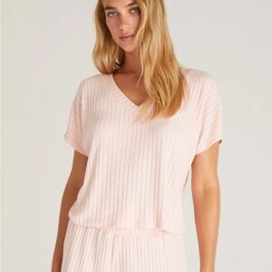 Z Supply Harper Rib V-Neck Top